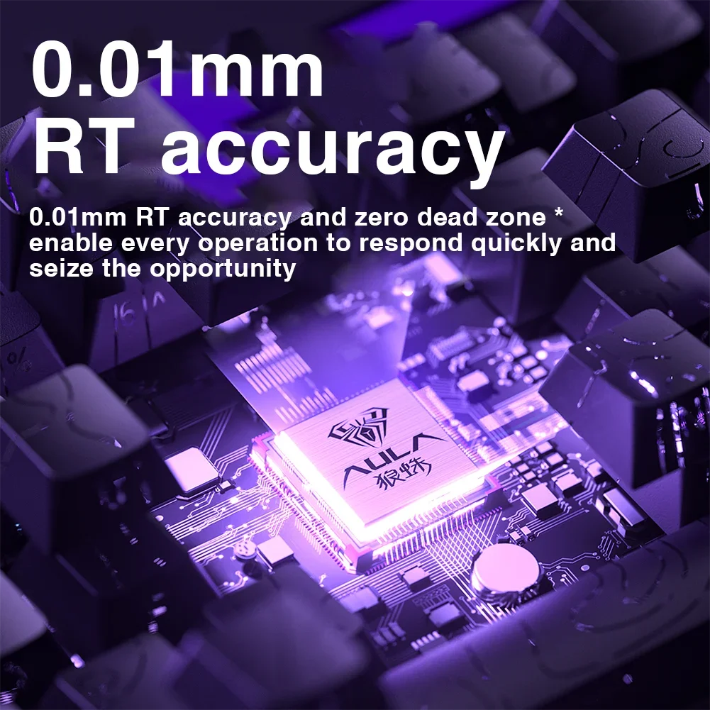 AULA HERO 68HE Magnet-Switch-Tastatur RGB Gaming Mechanische Tastatur Rapid Trigger 8K Return Kabelgebundene Esports Custom-Tastatur
