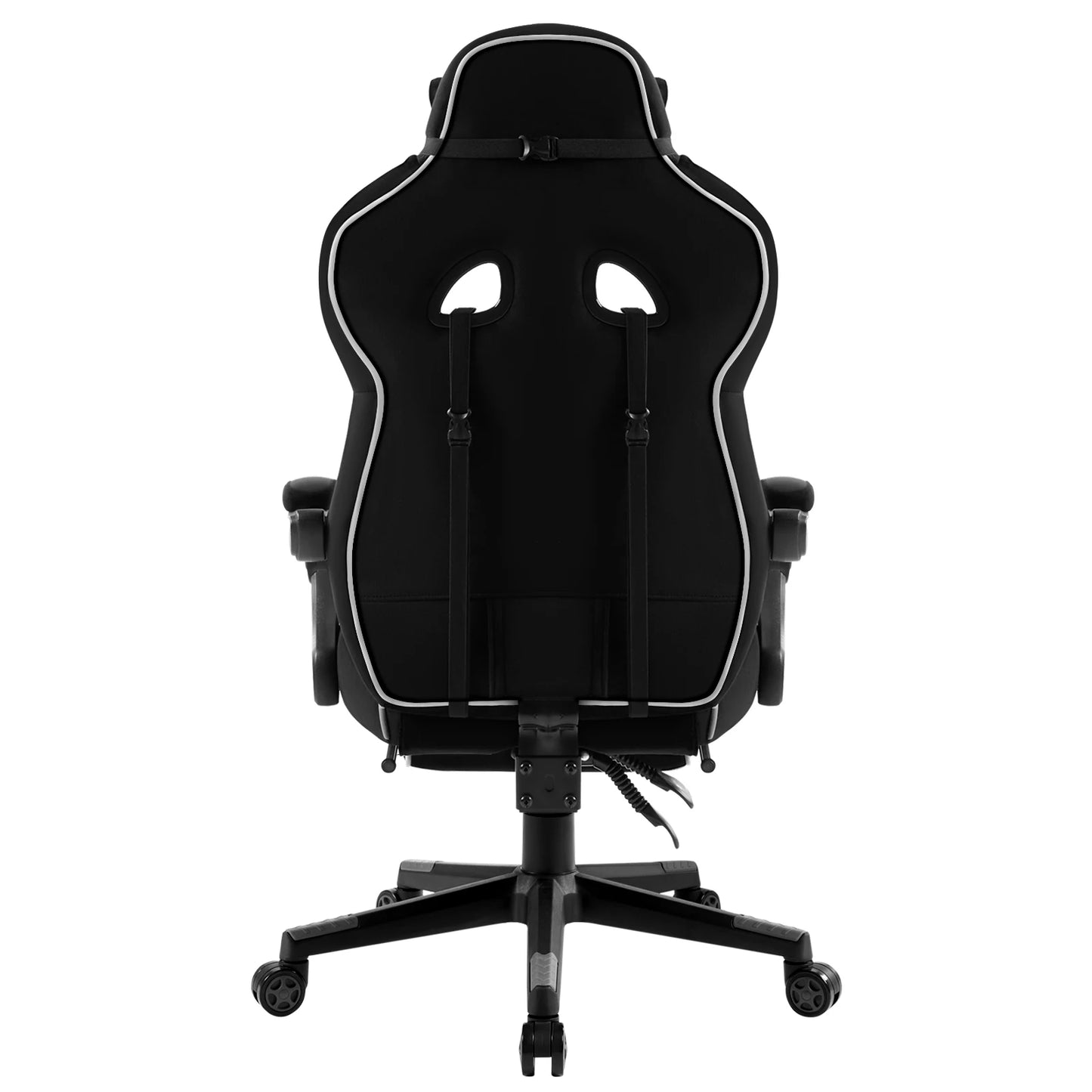 WOLTU Racing Gaming Chair Ergonomic Office Chair with Footrest, Adjustable Reclining Gamer Chair, Swivel Computer Desk Chair with Headrest & Lumbar Support