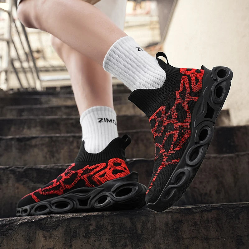 Herrskor Sneakers Herrtennis Skor Lyxskor Herrskor för fritid Träningsskor Tävlingsskor Andningsbara skor Modeloafers Löparskor för män