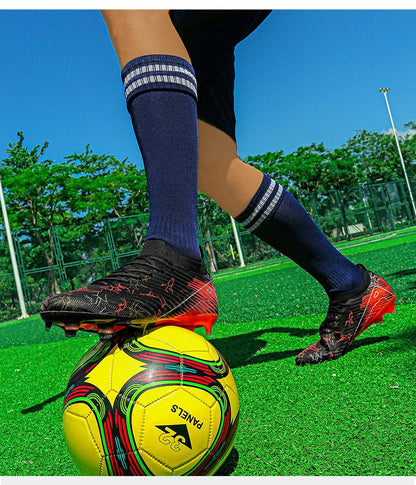 Chaussures de football pour homme en gros, crampons, baskets antidérapantes, chaussures d'entraînement de football, qualité supérieure FG, livraison directe, unisexe, adulte