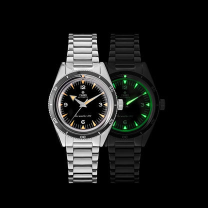 New THORN T026 Automatic Watch 38mm Sapphire 316L Stainless Steel PT5000/Swiss Ronda Movement Vintage Style Luminous Men's Watch