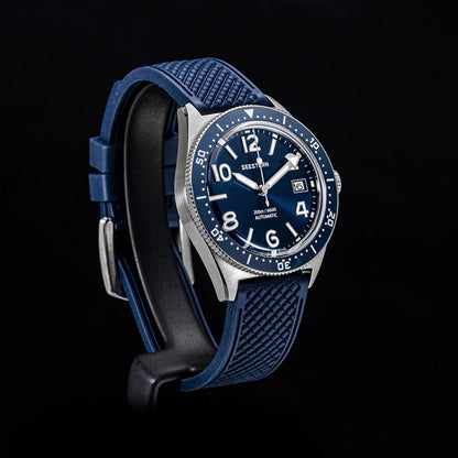 SEESTERN Diver Men Watch Automatic Mechanical Wristwatches NH35 Movement Ceramic Bezel 20Bar Waterproof Sapphire Luminou S434-2