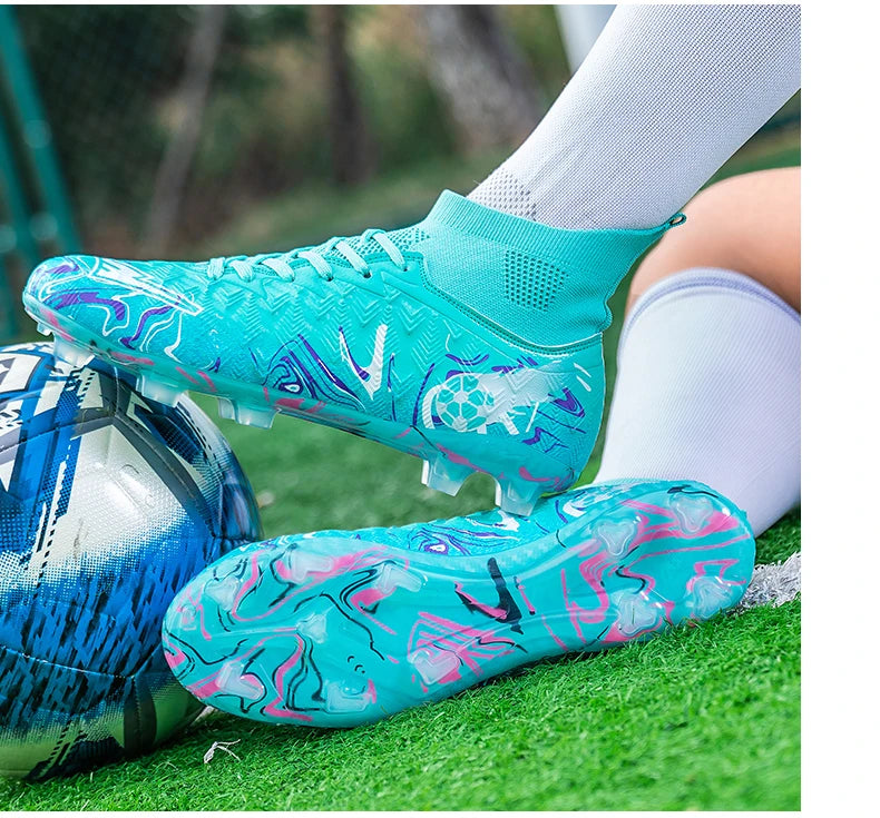 Professionella fotbollsskor för män, halkfria fotbollsskor, unisex, andningsbara, futsal, sport, nya fotbollsskor, dropshipping, ultralätta