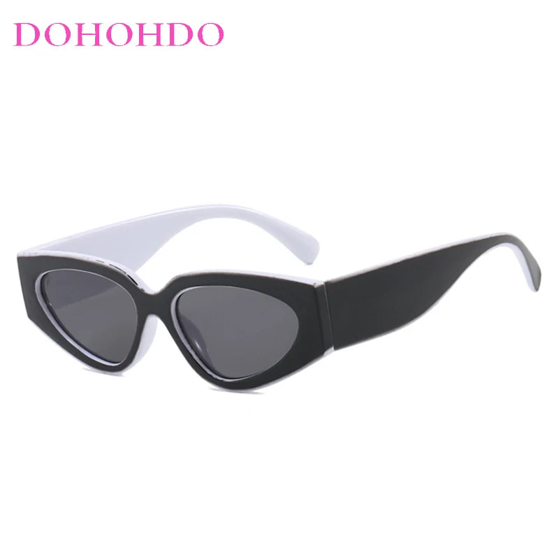 Módní sluneční brýle Cat Eye, malé oválné, dámské, pánské, trendy, Y2K, punkové, cestovní, vintage, UV400