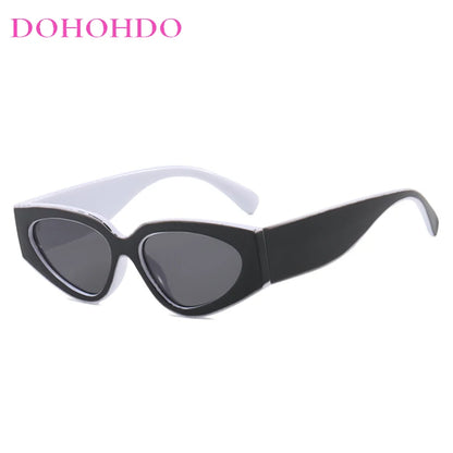 Módní sluneční brýle Cat Eye, malé oválné, dámské, pánské, trendy, Y2K, punkové, cestovní, vintage, UV400