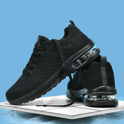 Chaussures de course pour homme, chaussures de sport de plein air, chaussures de tennis décontractées en mesh, chaussures de sport légères à lacets pour le jogging et la salle de sport, nouvelles baskets pour homme