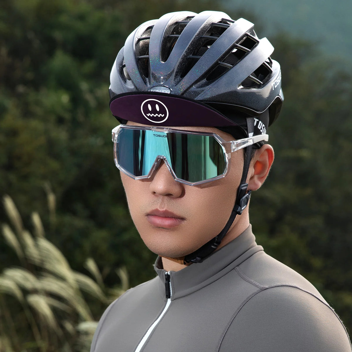 TOSUOD Fahrradmütze – atmungsaktiv, Sonnenschutz, schnell trocknend, hoch elastisch, individueller Stil, Unisex, Outdoor-Sport-Accessoires
