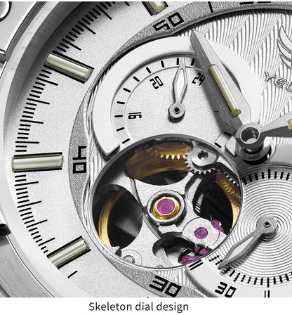 Yelang V1024 Men Brand Watches 44mm Japan miyota 82S7 Automatic Mechanical movement Luminous Men 100m Waterproof Watch business