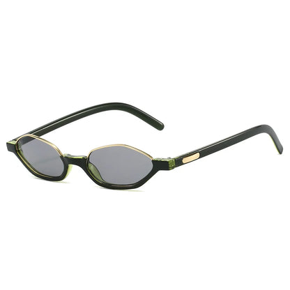 Dámské malé sluneční brýle Half Frame Designer ve stylu „cat eye“ s ochranou UV400 – značka