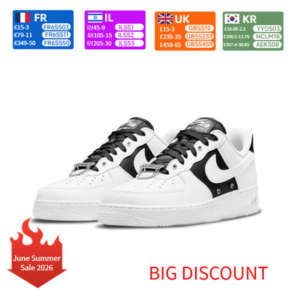 Nike Air Force 1 '07 LV8 : baskets décontractées pour homme, style rétro, en cuir, basses, confortables, pour la ville, DA8571-100