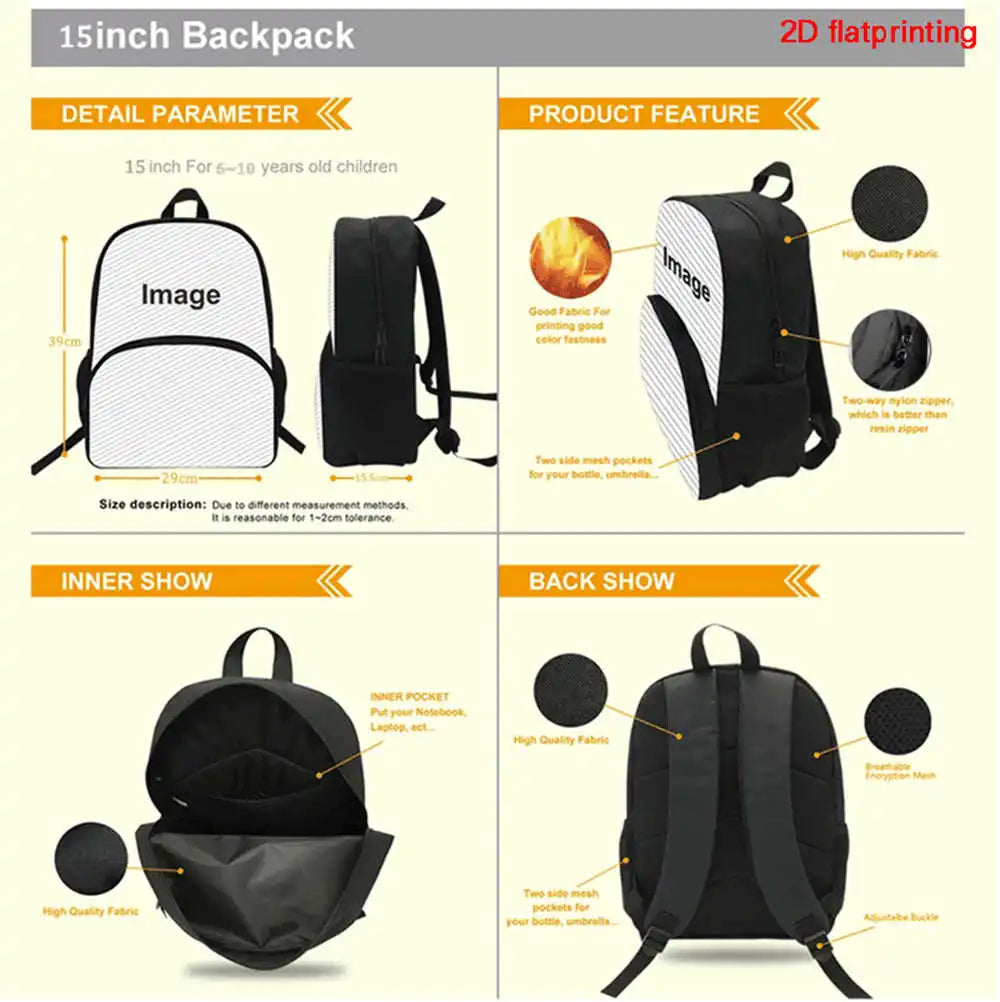 Kids  School Backpack with Front Pocket,  Light Weight Cartoon Fortnite Children Backpack For Age 6-9 , Bags For Boys Girls