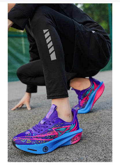 Running Shoes Carbon Board Men Marathon Sports Speciality Breathable Lightweight Women's Comfortable Athletic Outdoor Sneakers