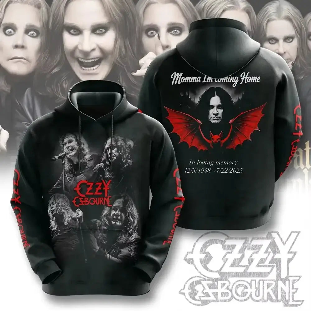 Men's Hoodie New Rock Ozzy Osbourne Band 3d Print Hoodies Men Women Fashion Street Hoodie Sweatshirt Women Coat Hip Hop Sudadera, Produit gaming premium Fraquane, produits de luxe, nouvelle génération, équipement gamer