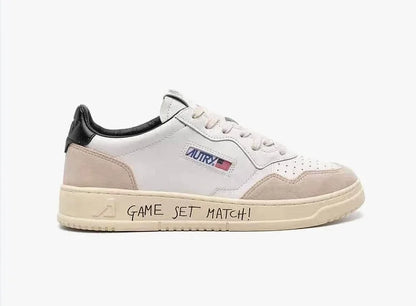 New KWUN AUTRY Men Women Sports Low Top Casual Board Shoes Running Shoes ﻿White Shoes Genuine Leather