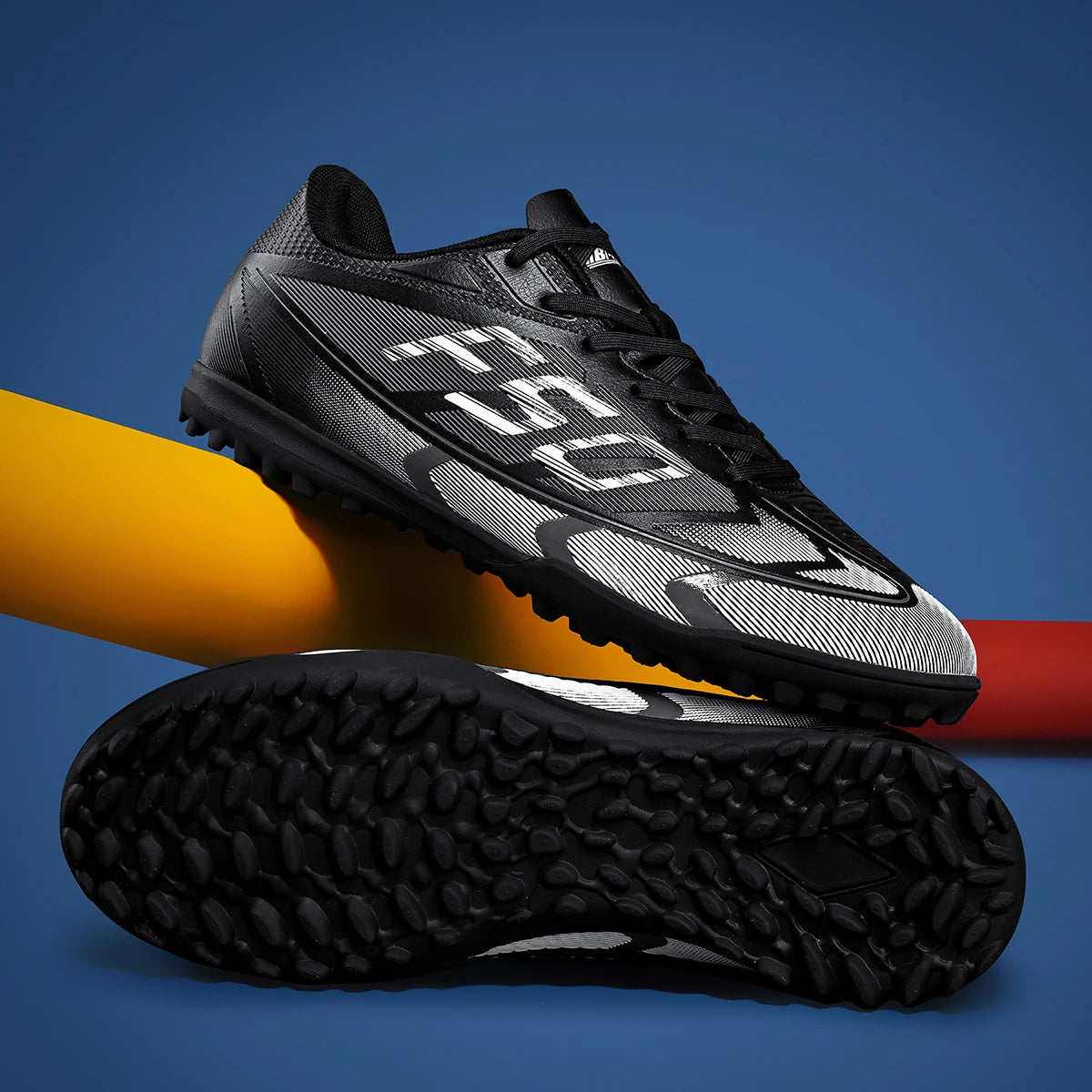 Leichte Herren-Fußballschuhe TF mit Nocken, robuste Outdoor-Sportschuhe, verschleißfest und rutschhemmend