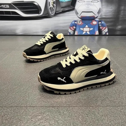 Freizeitschuhe, Herrensportschuhe, Sommer-Freizeitschuhe, Herrenschuhe mit dicker Sohle, weich und bequem, rutschfest, Outdoor-Modeschuhe