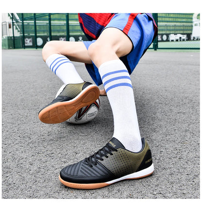 Chaussures de futsal pour homme - Chaussures de futsal professionnelles - Chaussures de football antidérapantes pour homme - Chaussures de football d'origine pour terrain dur - Chuteira Society Futebol