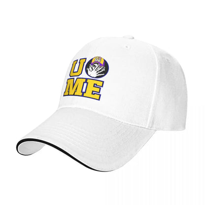 Yellow Wrestling Cena John White Custom Baseball Caps For Mens Unisex Male Beach Sunscreen Hat Snapback Cap