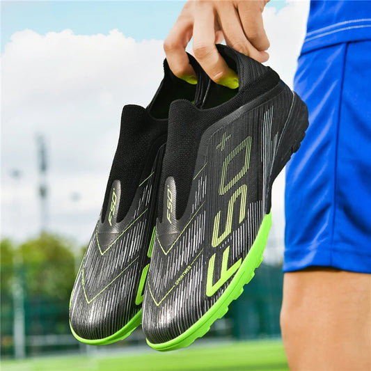 Chuteiras de Futebol para Homem Novas, Confortáveis e Ultraleves, para Relva Sintética, Sapatilhas de Futebol Antiderrapantes, Desporto FG, Relva, Futsal Indoor, Adulto, Antiderrapantes