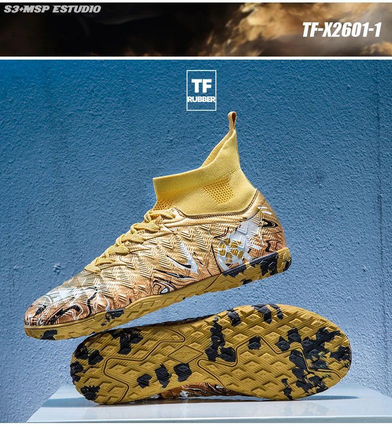 Professionella fotbollsskor för män, halkfria fotbollsskor, unisex, andningsbara, futsal, sport, nya fotbollsskor, dropshipping, ultralätta