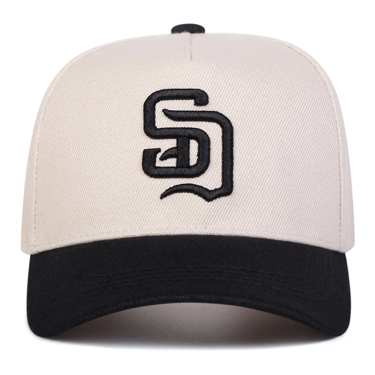 Unisex-Baseballkappen mit SD-Buchstabenstickerei, verstellbare Freizeitkappen, Sonnenkappen für Frühling und Herbst