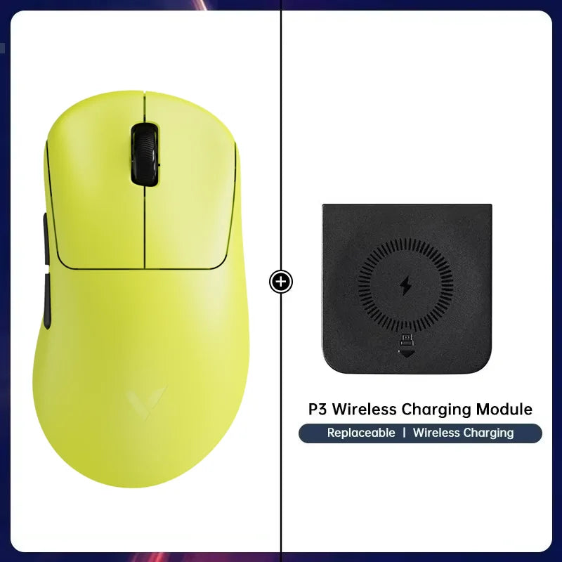 Mouse da gaming wireless Rapoo VT3S /VT3S MAX GEN-2, polling rate wireless True 8K, ultraleggero 49g, autonomia fino a 750Hr