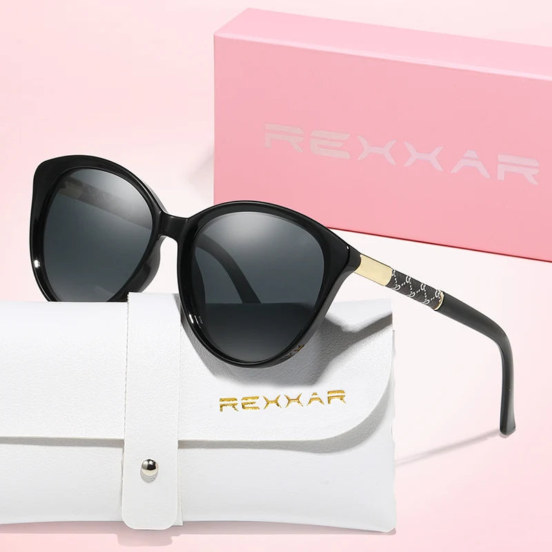 REXXAR polarizované sluneční brýle typu „cat eye“ pro ženy a muže, sexy módní značkové sluneční brýle, nákupy, večírky, brýle pro muže a ženy