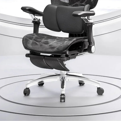 Modern Gaming Chair Racing Style Ergonomic Office Chair with Headrest & Footrest, Comfortable Gamer Desk Chair for Home, Computer Setup and Work