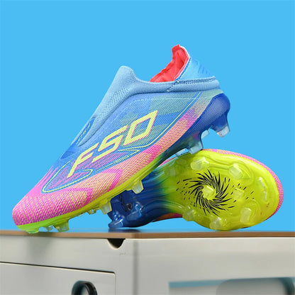 Chaussures de football pour homme New Society Grass Tenis - Chaussures de sport d'extérieur ultralégères et respirantes pour adulte - Chaussures de football pour homme - Baskets de football