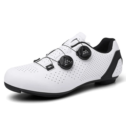 Chaussures de cyclisme VTT pour homme - Chaussures de sport pour vélo tout-terrain et vélo de route - Baskets de cyclisme plates pour la vitesse - Chaussures de VTT - Chaussures à crampons SPD