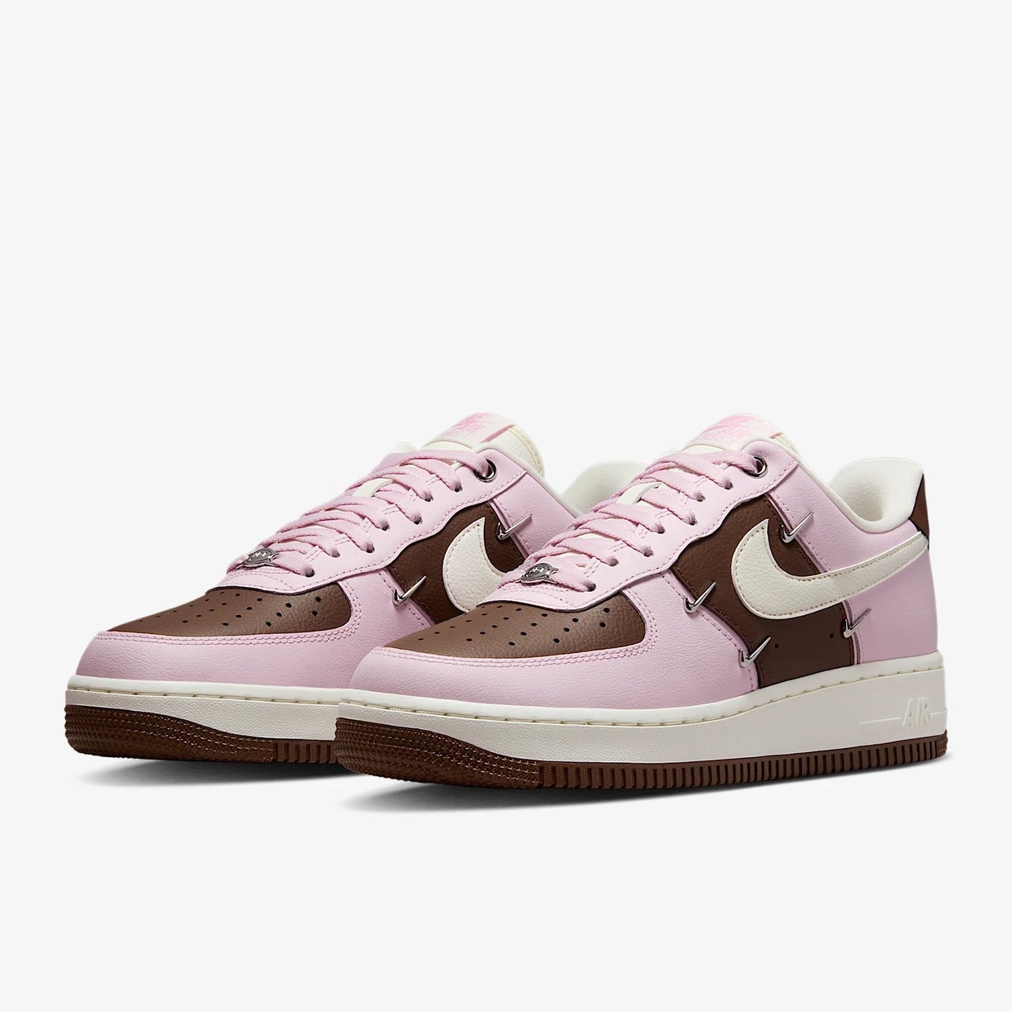 Nike Air Force 1 autentiche da donna, scarpe basse da skateboard traspiranti e resistenti all’usura IO7595-211