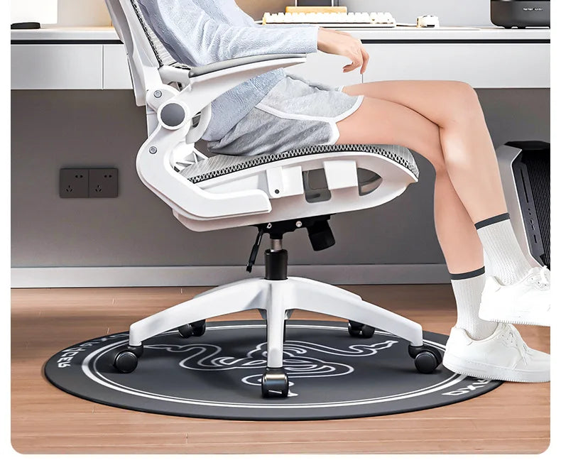 Ergonomic Gaming Chair with 3D Lumbar Support, Breathable Mesh Office Chair, Adjustable Swivel Racing Chair with Armrests for Home & Work