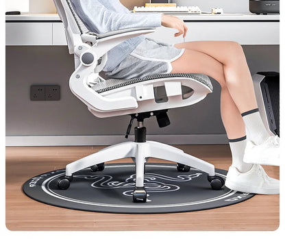 Ergonomic Gaming Chair with 3D Lumbar Support, Breathable Mesh Office Chair, Adjustable Swivel Racing Chair with Armrests for Home & Work