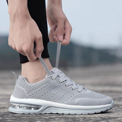 Red Cheap Running Shoes for Men Women Breathable Weave Air Cushion Sneakers Big Size 35-46 Men Lightweight Sports Shoes Trainers