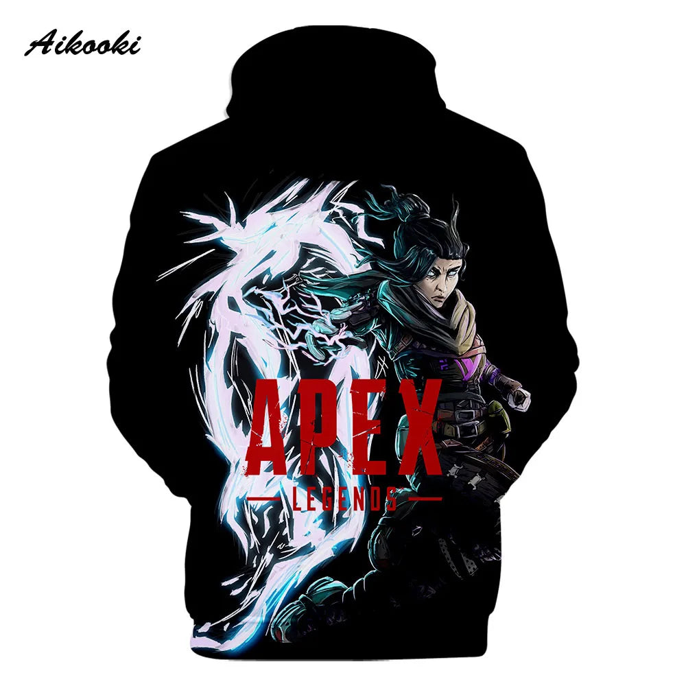 Personality 3D Printed Game Apex Legends Hoodies Sweatshirts Men Women High Quality Hoody Game Long Sleeve Plus Size Hoodies