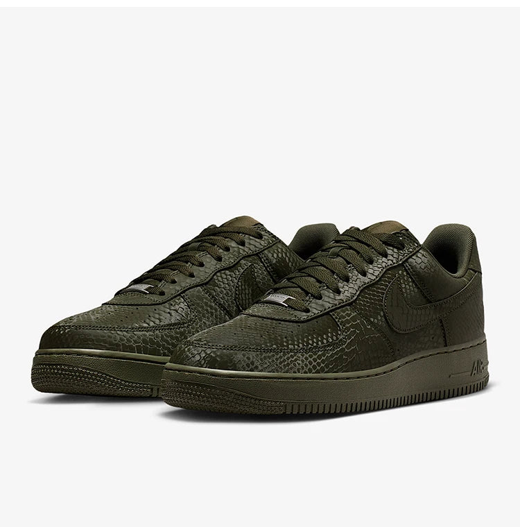 Oryginalne męskie trampki Nike w jesiennym stylu z wzorem wężowej skóry, niskie, odporne na zużycie IB0018-301