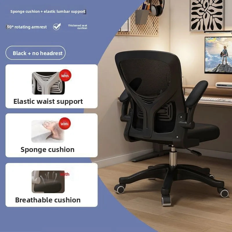 Silla gaming ergonómica para dormitorio u oficina, cómoda para largas horas, silla de escritorio para ordenador, silla gaming cómoda