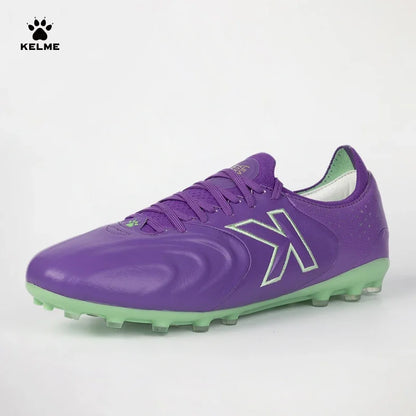 Chaussures de football Kelme en cuir de kangourou Mg - Chaussures de sport professionnelles pour le football - Chaussures de football d'extérieur antidérapantes
