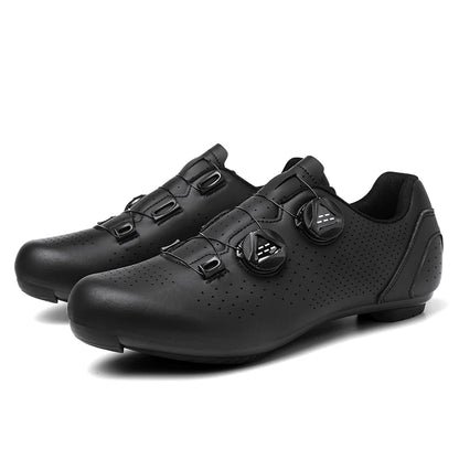 Chaussures de cyclisme VTT pour homme - Chaussures de sport pour vélo tout-terrain et vélo de route - Baskets de cyclisme plates pour la vitesse - Chaussures de VTT - Chaussures à crampons SPD