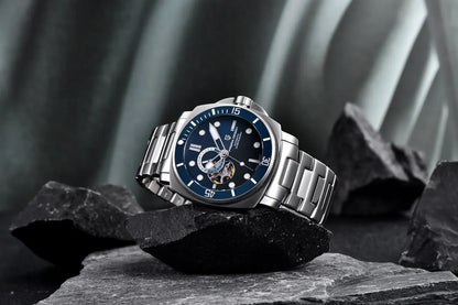 PAGANI DESIGN 2026 Original 43MM Men's Automatic Mechanical Watch NH39 200M Waterproof AR Sapphire Mirror Watches For Men