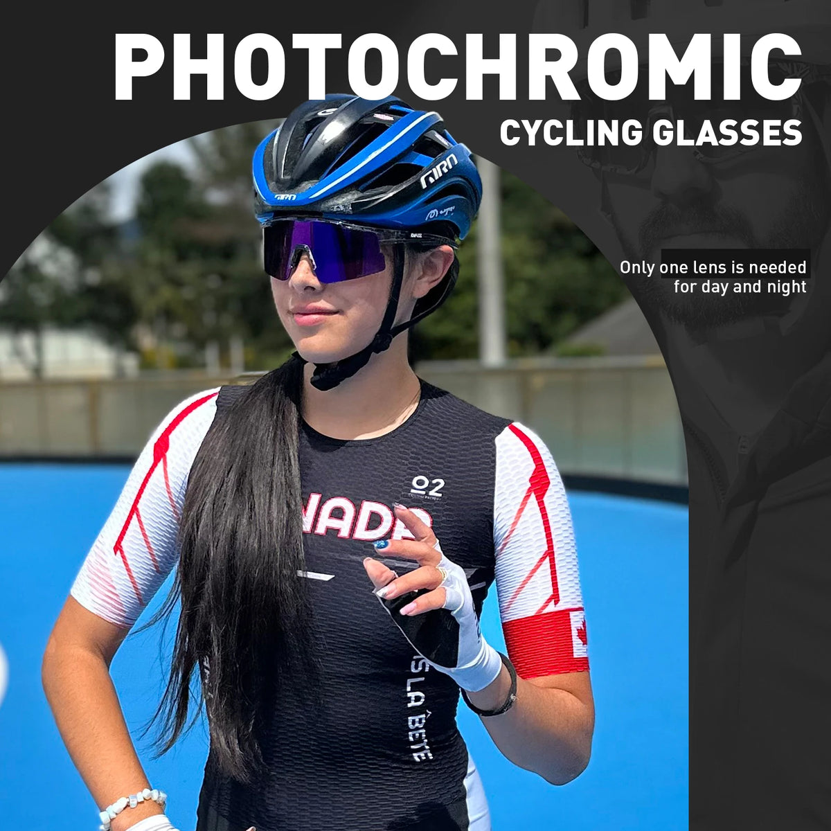 Kapvoe Outdoor fotochromatické sportovní cyklistické brýle pro muže a ženy, sluneční brýle pro silniční cyklistiku, UV400, MTB cyklistické brýle, brýle pro řízení