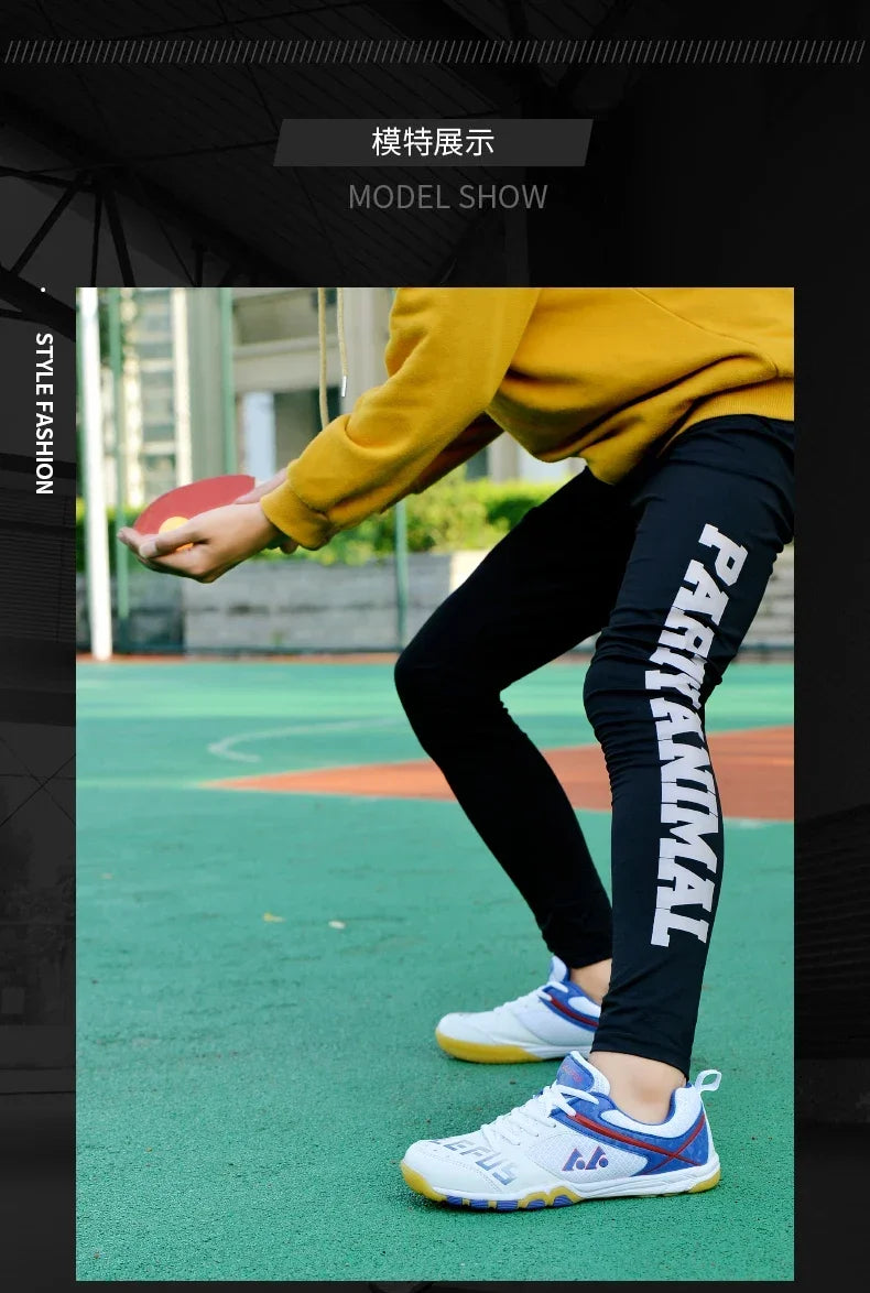 Men Professional Table Tennis Shoes Couple Badminton Shoes Competition Tennis Training Sneakers Men's Sports Shoes Zapatillas