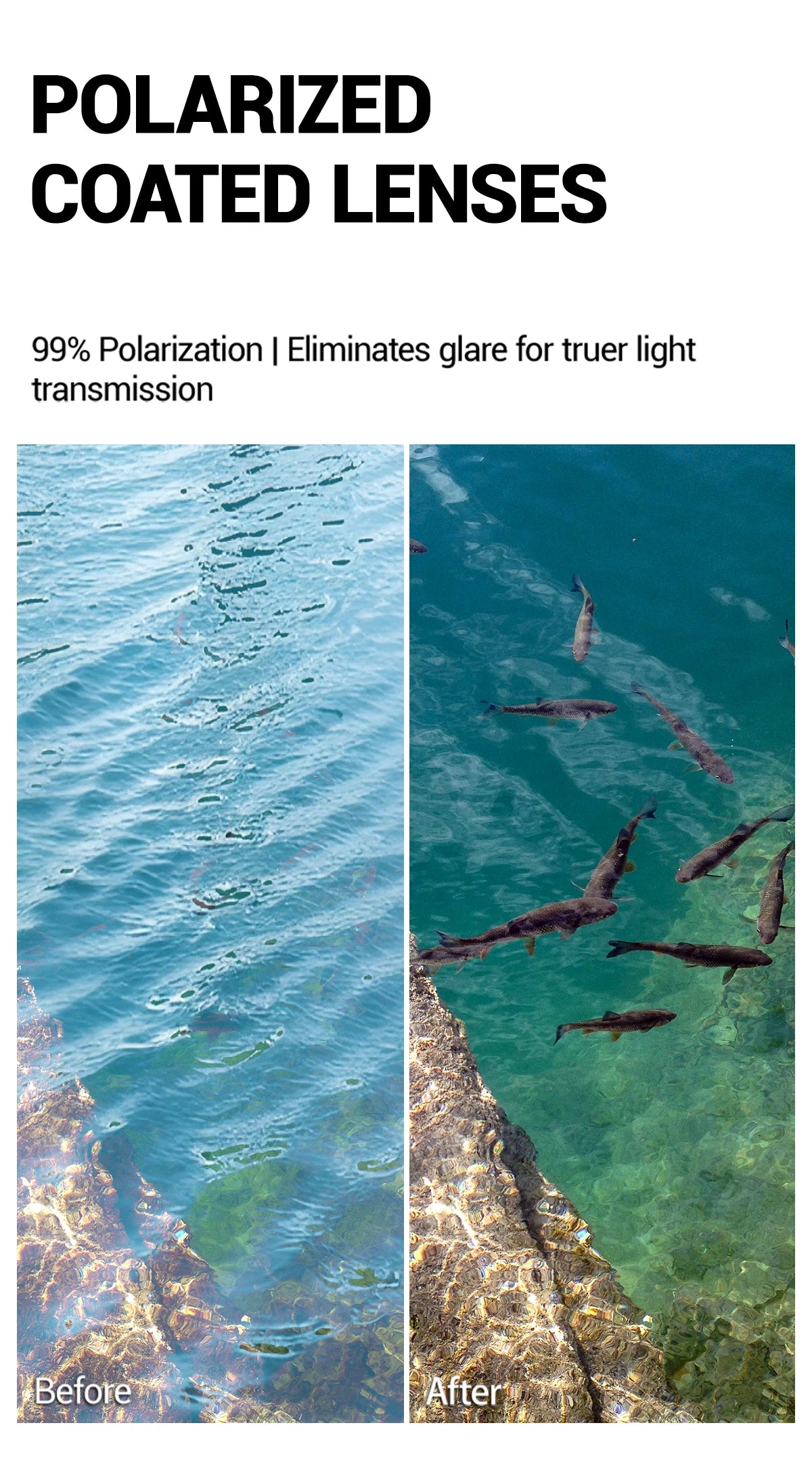 SCVCN Outdoorní polarizované sluneční brýle pro vodní sporty, pláž, oceán, moře, plošinu, rybaření, cyklistiku, MTB, sportovní jízdu na kole a turistiku, UV400