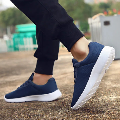 Original Men's Running Walking Mesh Shoes Fashion Casual Sneakers Outdoor Breathable Athletic Gym Lightweight Men's Tennis Footwear