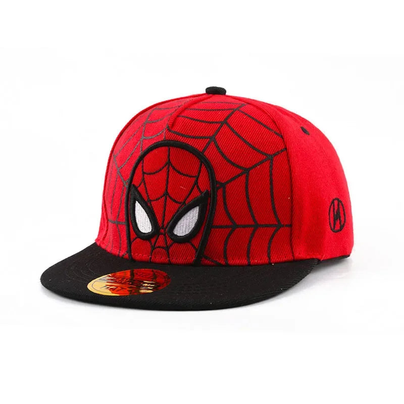HotAnime Cartoon Spiderman Hats for Kids Toddler Baseball Cap Spring Snapback Hip Hop Adjustable Caps