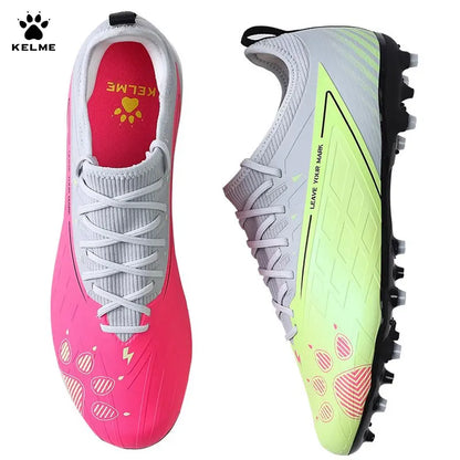 Chaussures de football Kelme pour homme Glimpse Mg : chaussures de football pour adulte, à crampons courts, pour match et entraînement professionnel, adaptées au gazon artificiel
