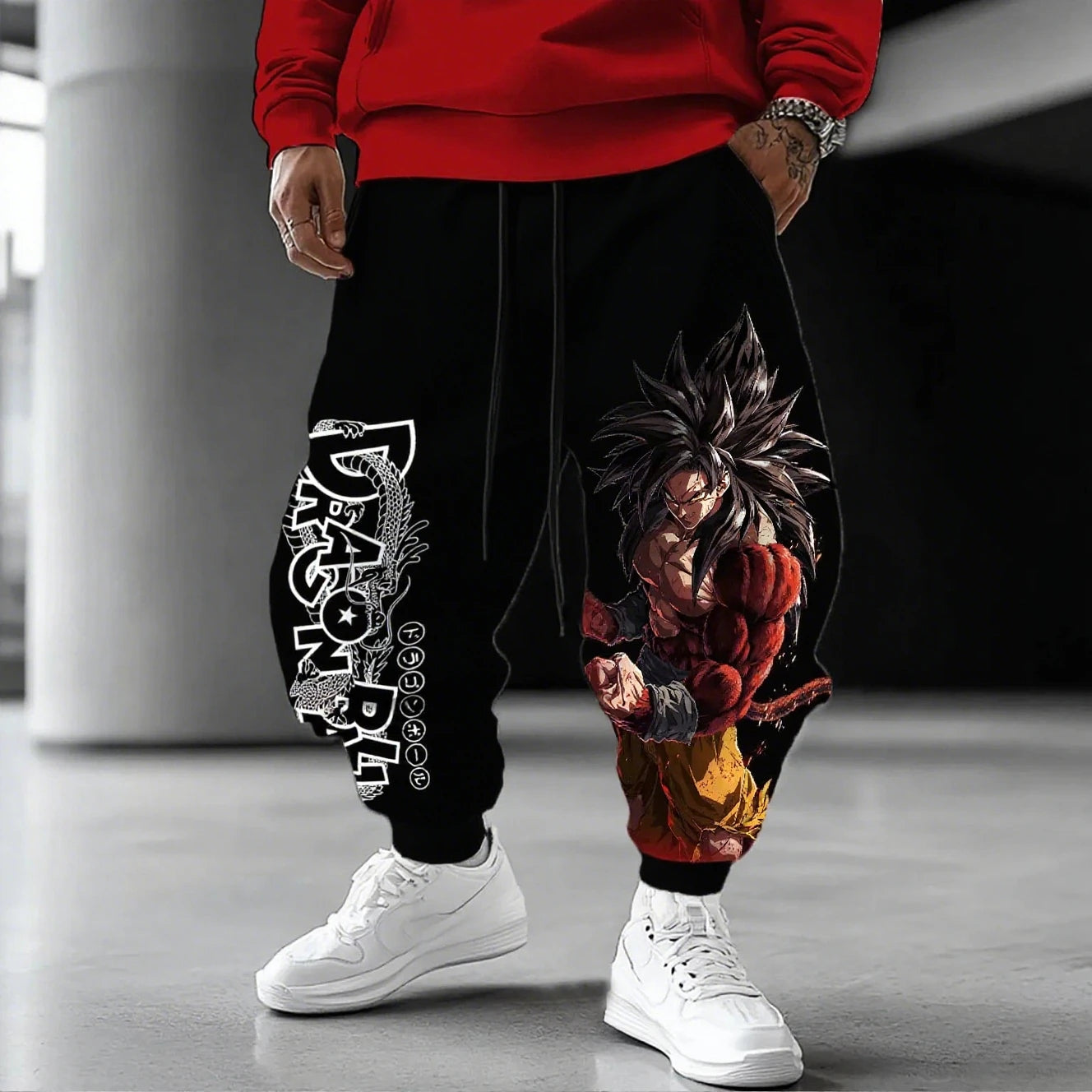 2026 Sommer Dragon Ball Goku 3D-Print-Jogginghose, schnelltrocknende Oversized Outdoor Hip-Hop-Freizeithose für Herren, Damen und Kinder, Y2K