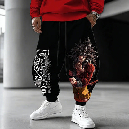 2026 Sommer Dragon Ball Goku 3D-Print-Jogginghose, schnelltrocknende Oversized Outdoor Hip-Hop-Freizeithose für Herren, Damen und Kinder, Y2K