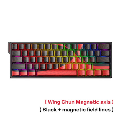 AULA WIN60 HE kabelgebundene Magnetachsen-Tastatur RT Custom mechanische Tastatur für E-Sports-Games mit 8K Polling-Rate