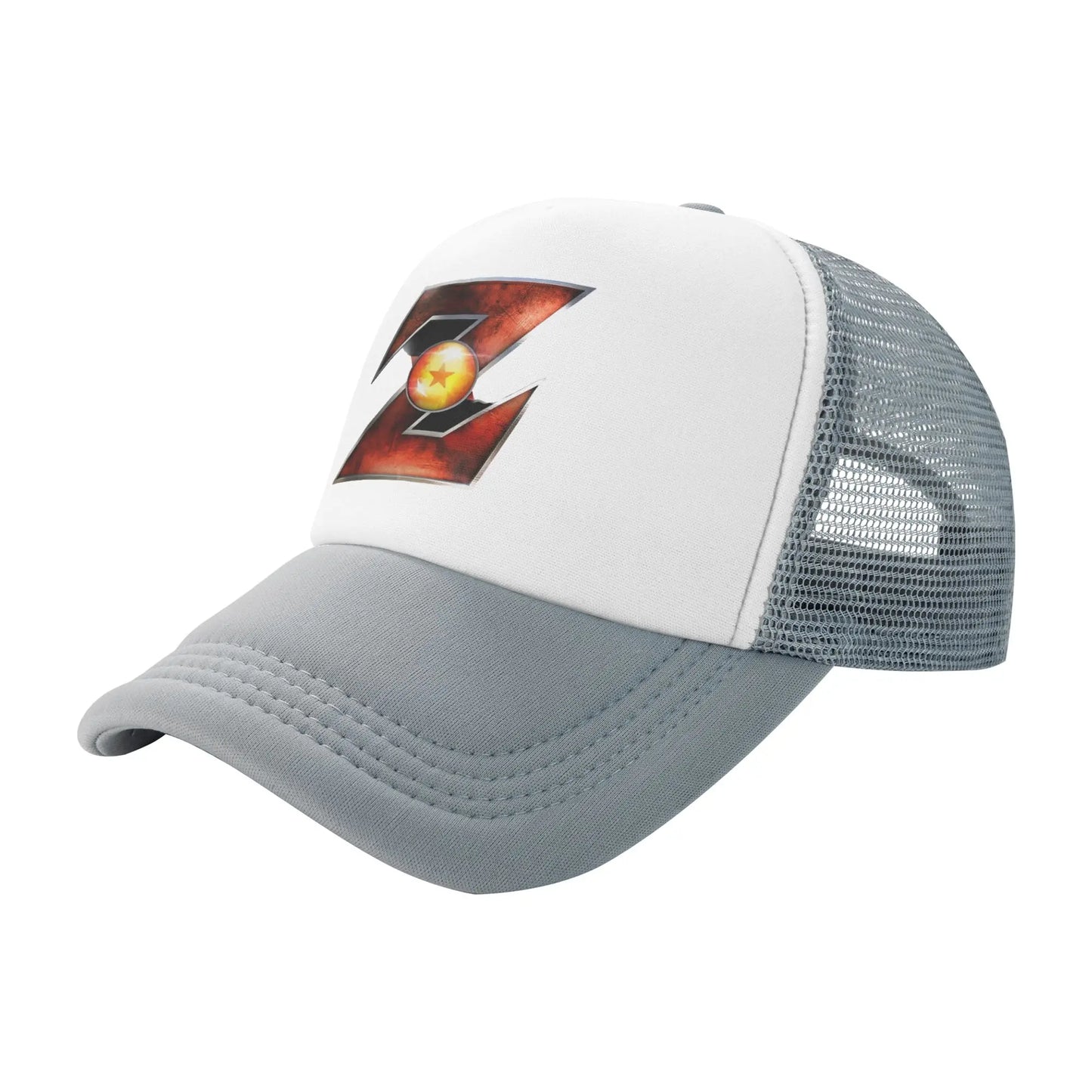 Adult Dragon Ball  Z Logo Trucker Caps Mesh Baseball Cap Polyester  Hats Trucker Hat Breathable Sports Cap Summer